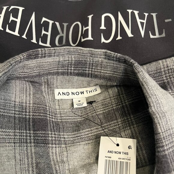 Upcycled Wu-Tang Clan oversized Flannel • NWT Plaid Shirt • Size M - Picture 5 of 5